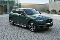 Jaguar F-PACE 2016- рр. Бокові пороги Rainbow (2 шт., Алюміній) фото 1