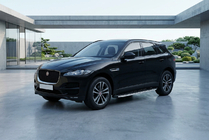 Jaguar F-PACE 2016- рр. Бокові пороги BlackLine (2 шт., Алюміній) фото 1