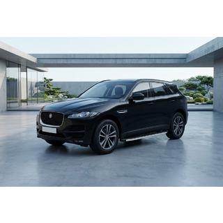 Бокові пороги BlackLine (2 шт., Алюміній) Jaguar F-PACE 2016- рр. фото 1