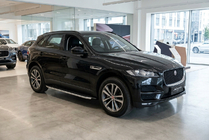 Jaguar F-PACE 2016- рр. Бокові пороги Fullmond (2 шт., Алюміній) фото 1