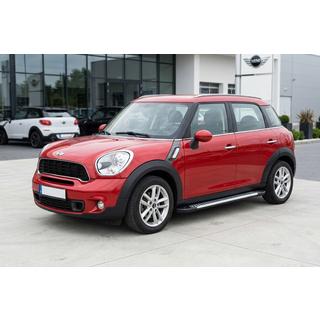Бокові пороги Line (2 шт., Алюміній) Mini Countryman R60 2010-2017 рр. фото 1
