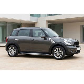 Бокові пороги Rainbow (2 шт., Алюміній) Mini Countryman R60 2010-2017 рр. фото 1