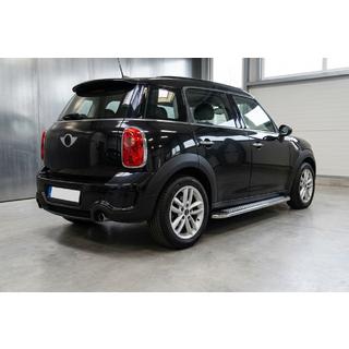 Бокові пороги Maydos V2 (2 шт., Алюміній ↗ нерж) Mini Countryman R60 2010-2017 рр. фото 1