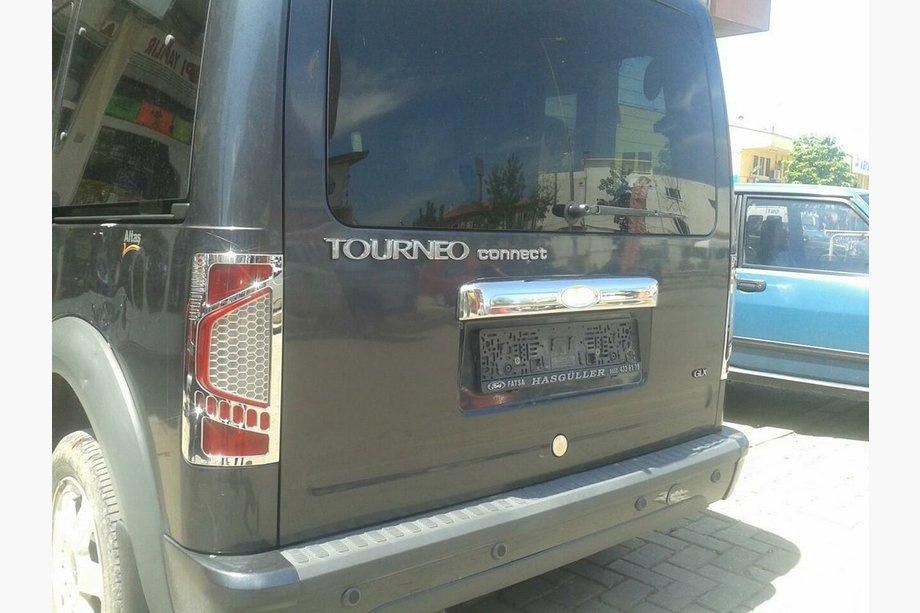 Ford Transit 2000-2014 рр. Накладка над номером (нерж.) Фото 2