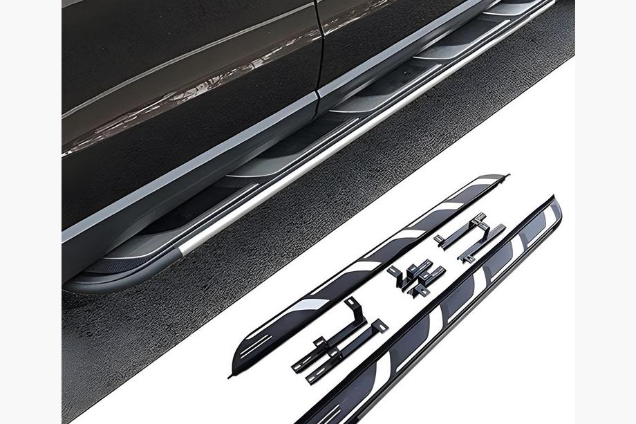 Audi Q5 2017-2025 рр. Бокові пороги OEM V2 (2 шт., Алюміній) Image