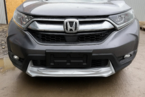 Honda CRV 2017-2022 рр. Передня та задня накладки 2016-2019 (2 шт) фото 3