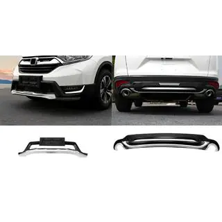 Передня та задня накладки 2016-2019 (2 шт) Honda CRV 2017-2022 рр. фото 2