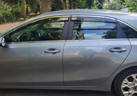 Вітровики з хромованим молдингом HB (4 шт., Niken) фото 1