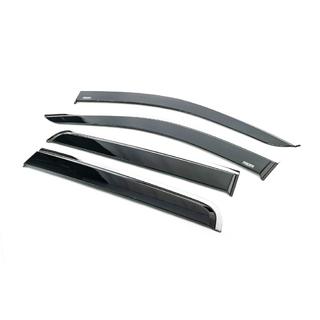 Вітровики з хромованим молдингом (4 шт., Niken) фото 2