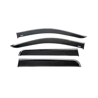 Вітровики з хромованим молдингом (4 шт., Niken)