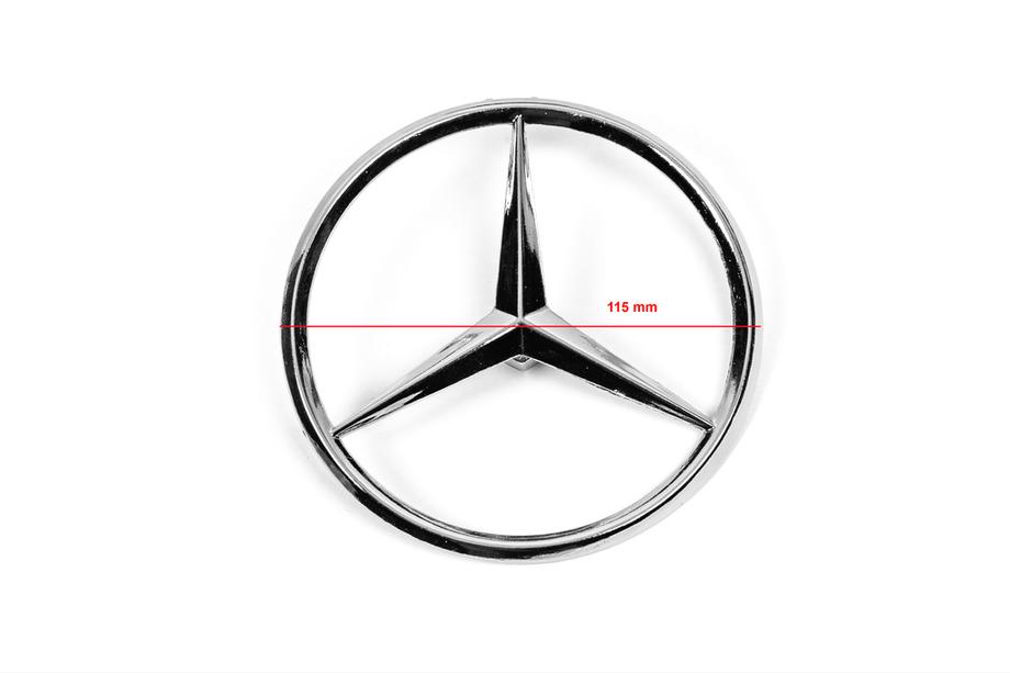 Mercedes Vito W638 1996-2003 рр. Задня емблема 115мм (нерж.) Image
