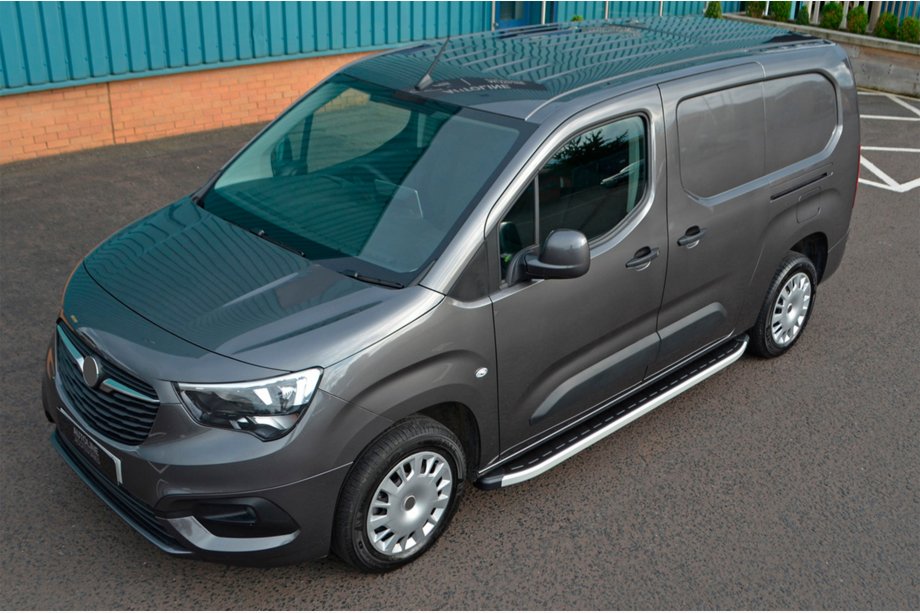 Toyota Proace City 2016- рр. Бокові пороги Fullmond (2 шт., алюміній) Фото 3