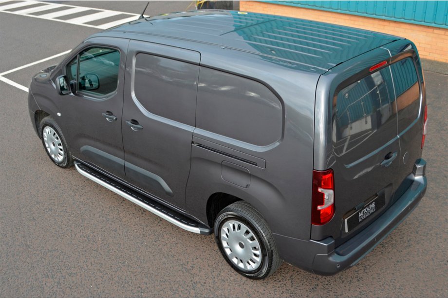 Toyota Proace City 2016- рр. Бокові пороги Fullmond (2 шт., алюміній) Фото 5