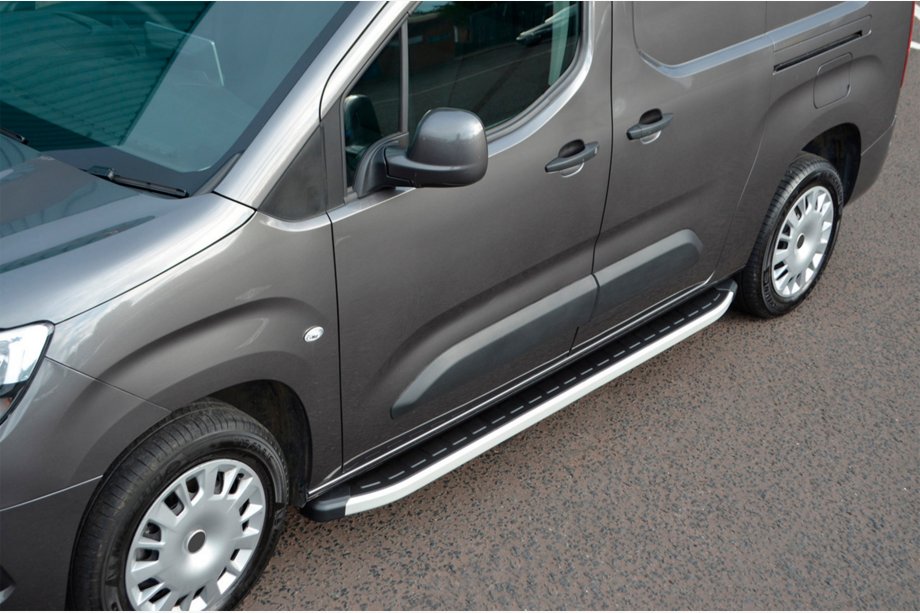 Toyota Proace City 2016- рр. Бокові пороги Fullmond (2 шт., алюміній) Фото 6