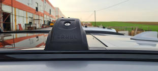 Toyota Rav 4 2019- рр. Поперечний багажник на інтегровані рейлінги Strong (2 шт) фото 3