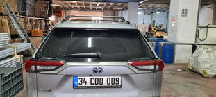 Toyota Rav 4 2019- рр. Поперечний багажник на інтегровані рейлінги Strong (2 шт) фото 4