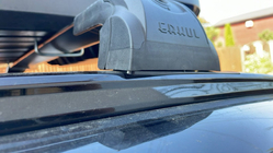 Toyota Rav 4 2019- рр. Поперечний багажник на інтегровані рейлінги Strong (2 шт) фото 12