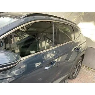 Нижня окантовка вікон (6 шт, нерж) Hyundai Tucson NX4 2021- рр. фото 3