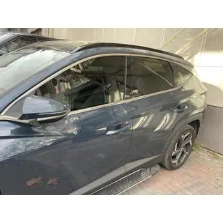 Нижня окантовка вікон (6 шт, нерж) Hyundai Tucson NX4 2021- рр. фото 4