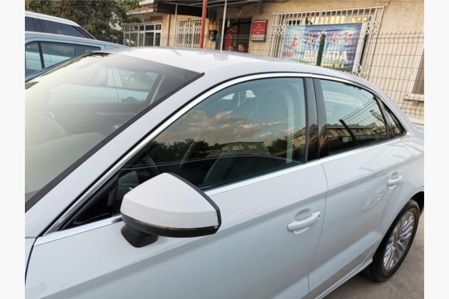 Audi A3 2012-2020 рр. Повна окантовка вікон (Sedan, нерж) Image