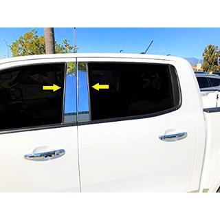 Молдинг дверних стійок (нерж) Ford Ranger 2011-2022 рр.