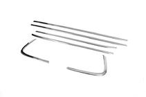 Kia Optima 2010-2016 рр. Нижня окантовка вікон (6 шт., нерж.) фото 3