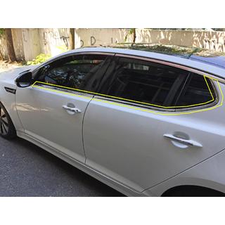 Нижня окантовка вікон (6 шт., нерж.) Kia Optima 2010-2016 рр. фото 1
