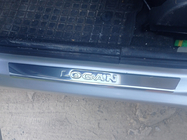 Dacia Logan MCV 2004-2014 рр. Накладки на пороги Carmos V2 (4 шт, нерж.) фото 2