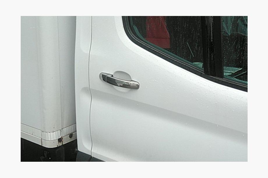 Ford Transit 2014- рр. Накладки на ручки Carmos (нерж) 4 ручки Фото 10