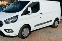 Ford Custom 2013-2022 рр. Молдинг дверний Carmos (5 шт, нерж.) фото 1