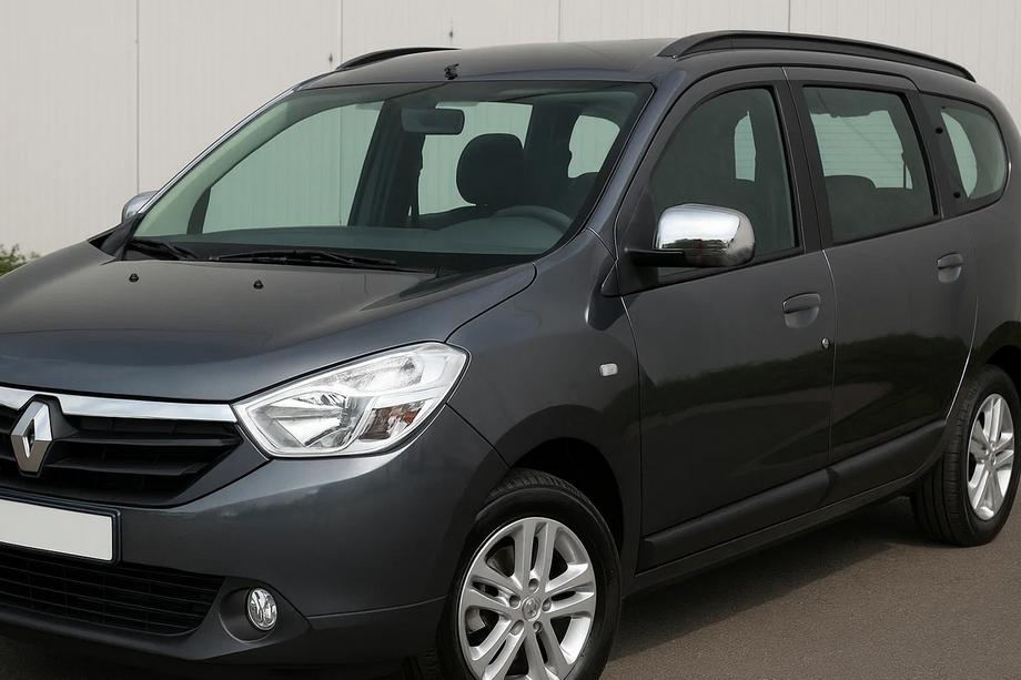 Dacia Lodgy 2012-2022 рр. Накладки на дзеркала (2 шт, ABS) Image