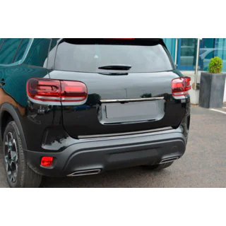 Хром планка над номером (нерж) Citroen C5 Aircross 2017-2025 рр. фото 4