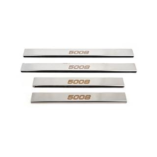 Накладки на пороги Carmos (4 шт, нерж) фото 1