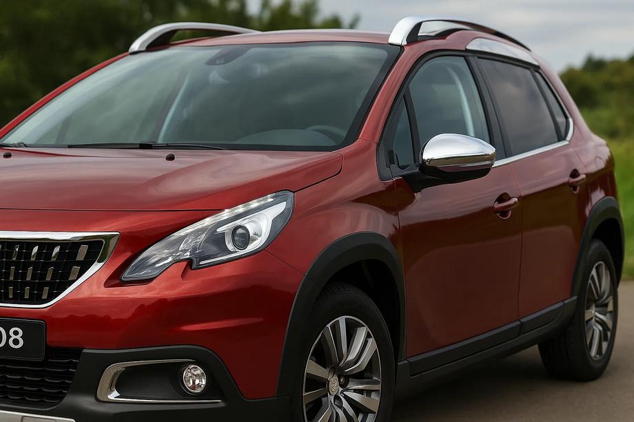 Peugeot 2008 2013-2019 рр. Накладки на дзеркала 2016-2019 (2 шт, нерж) Фото 3