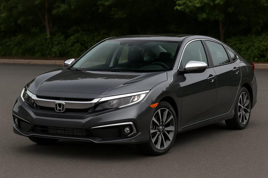 Honda Civic Sedan 2021- рр. Накладка на дзеркала (2 шт, нерж.) Фото 3