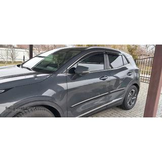 Вітровики з хромованим молдингом (4 шт., Niken) фото 3