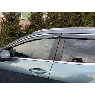 Вітровики з хромованим молдингом (4 шт., Niken) фото 1