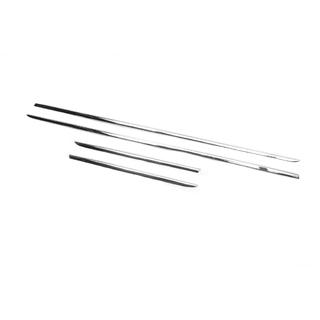 Накладки на молдинг AMG V2 (нерж) Mercedes C-сlass W205 2014-2021 рр. фото 3