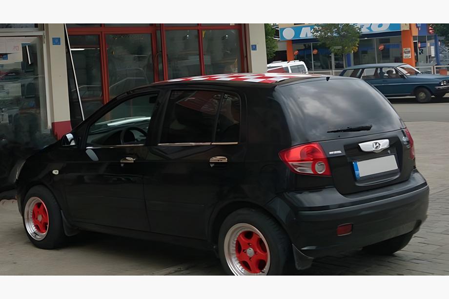 Hyundai Getz 2002- рр. Зовнішня окантовка стекол (6 шт, нерж.) Carmos - Турецька сталь Фото 4