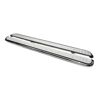 Бічні труби HON1071 (2 шт., нерж) Honda CRV 2001-2006 рр. фото 2