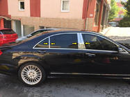 Mercedes S-сlass W221 2005-2013 рр. Накладки на стійки (6 шт, нерж) фото 1