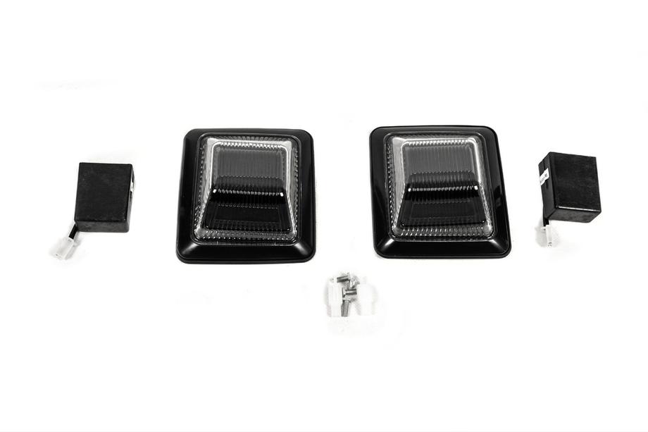 Mercedes G сlass W463 1990-2018 рр. Поворотники Black Design (2 шт) Image