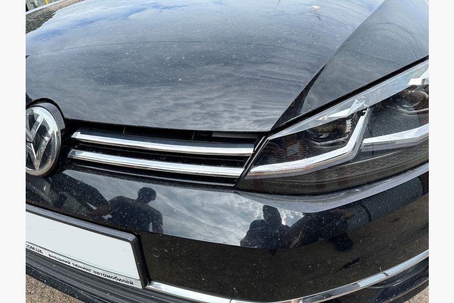 Volkswagen Golf 7/E-Golf 2012-2020 рр. Накладки на решітку 2017-2020 (нерж) Фото 5