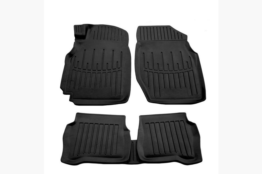 Nissan Almera B10 Classic 2006-2012 рр. Килимки Stingray 3D (5 шт, поліуретан) Image