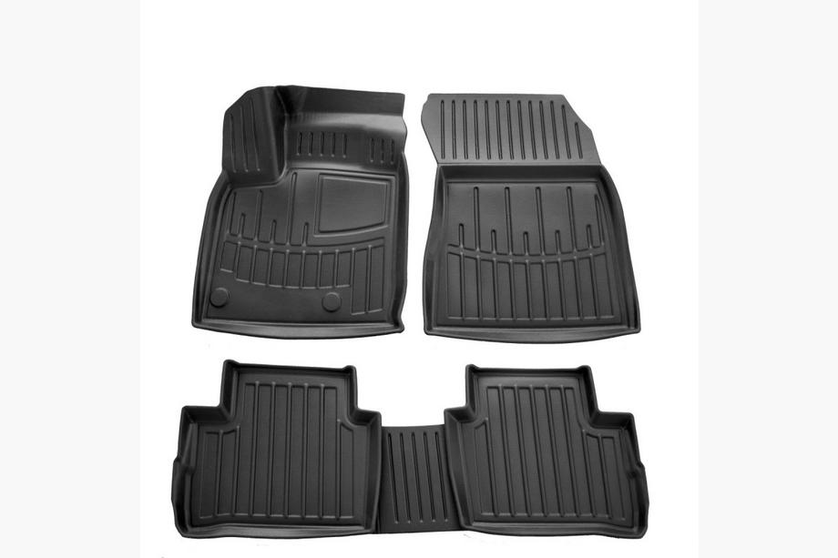 Nissan Qashqai 2021- рр. Килимки Stingray 3D (5 шт, поліуретан) Image