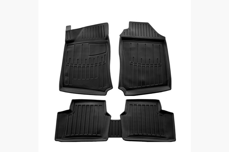 Opel Vectra B 1995-2002 рр. Килимки Stingray 3D (5 шт, поліуретан) Image