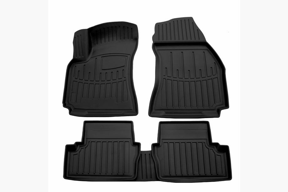 Opel Zafira A 1998-2005 рр. Килимки Stingray 3D (5 шт, поліуретан) Image