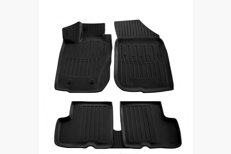 Renault Duster 2008-2017 рр. Килимки Stingray 3D (4WD) (5 шт, поліуретан) Image