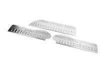 Hyundai H200, H1, Starex 1998-2007 рр. Накладки на пороги OmsaLine (3 шт, нерж) фото 5