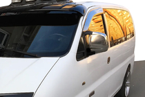 Hyundai H200, H1, Starex 1998-2007 рр. Накладки на дзеркала (2 шт, пласт.) фото 1